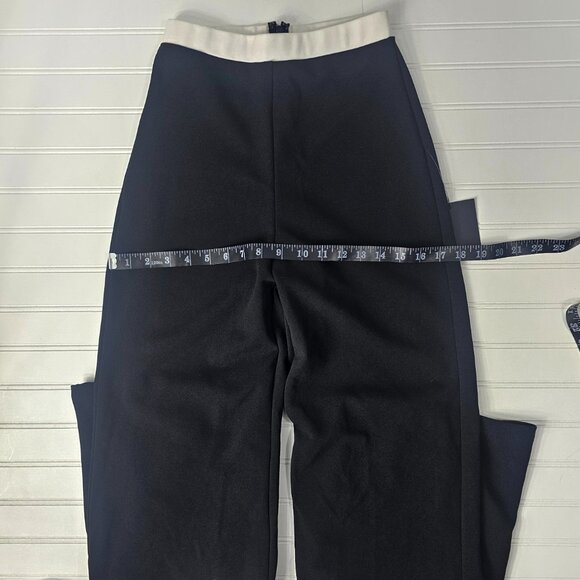 Lulus Women's Black & Ivory Colorblock 2 Piece High Waist Pant Set Size XS NWTF - Picture 15 of 16